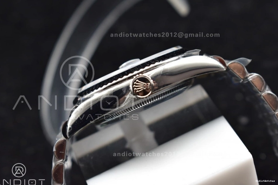 Best Bracelet 36 Jubilee 417 Steel Stick 126234 Black VSF Bright 1:1 on SS DateJust VS Dial Edition 904L 0118